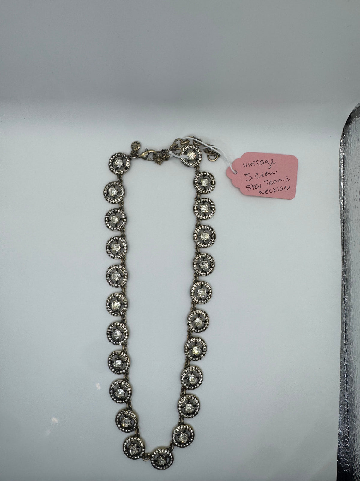 Vintage J.Crew Star Tennis Necklace