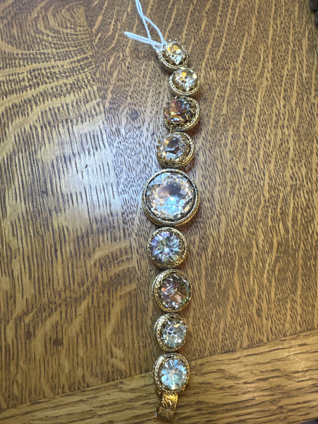 Vintage Crystal Statement Bracelet