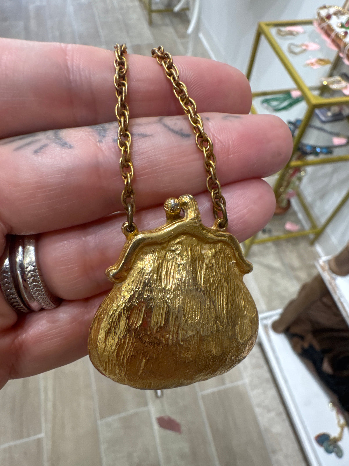 Coin Purse Necklace - Vintage