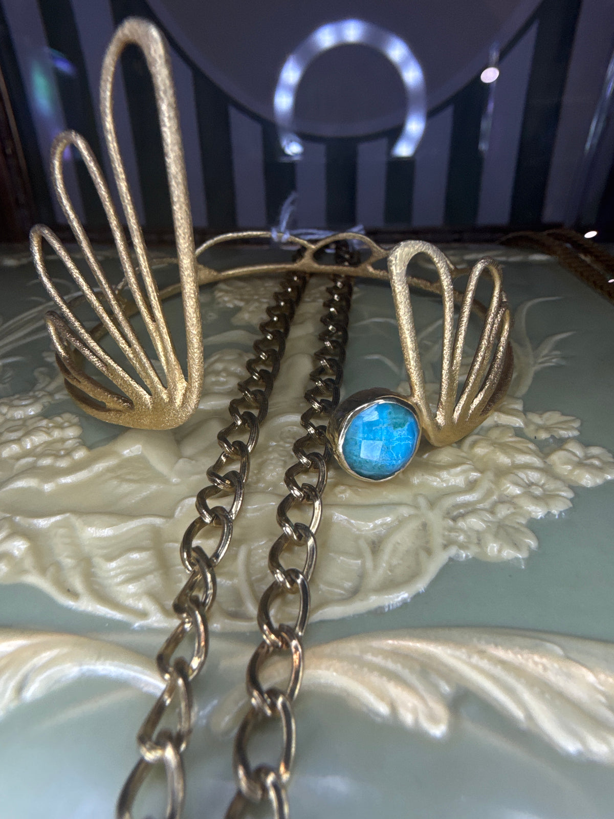 Tonia Makri Chrysocolla Quartz Bracelet