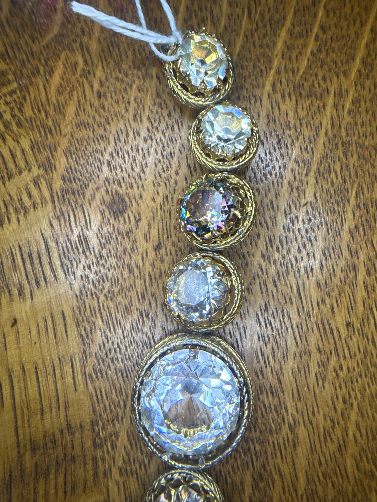 Vintage Crystal Statement Bracelet
