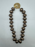 Cristina V. Crushed Swarovski Pearl Necklace