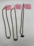 Evil Eye Pyrite Necklace