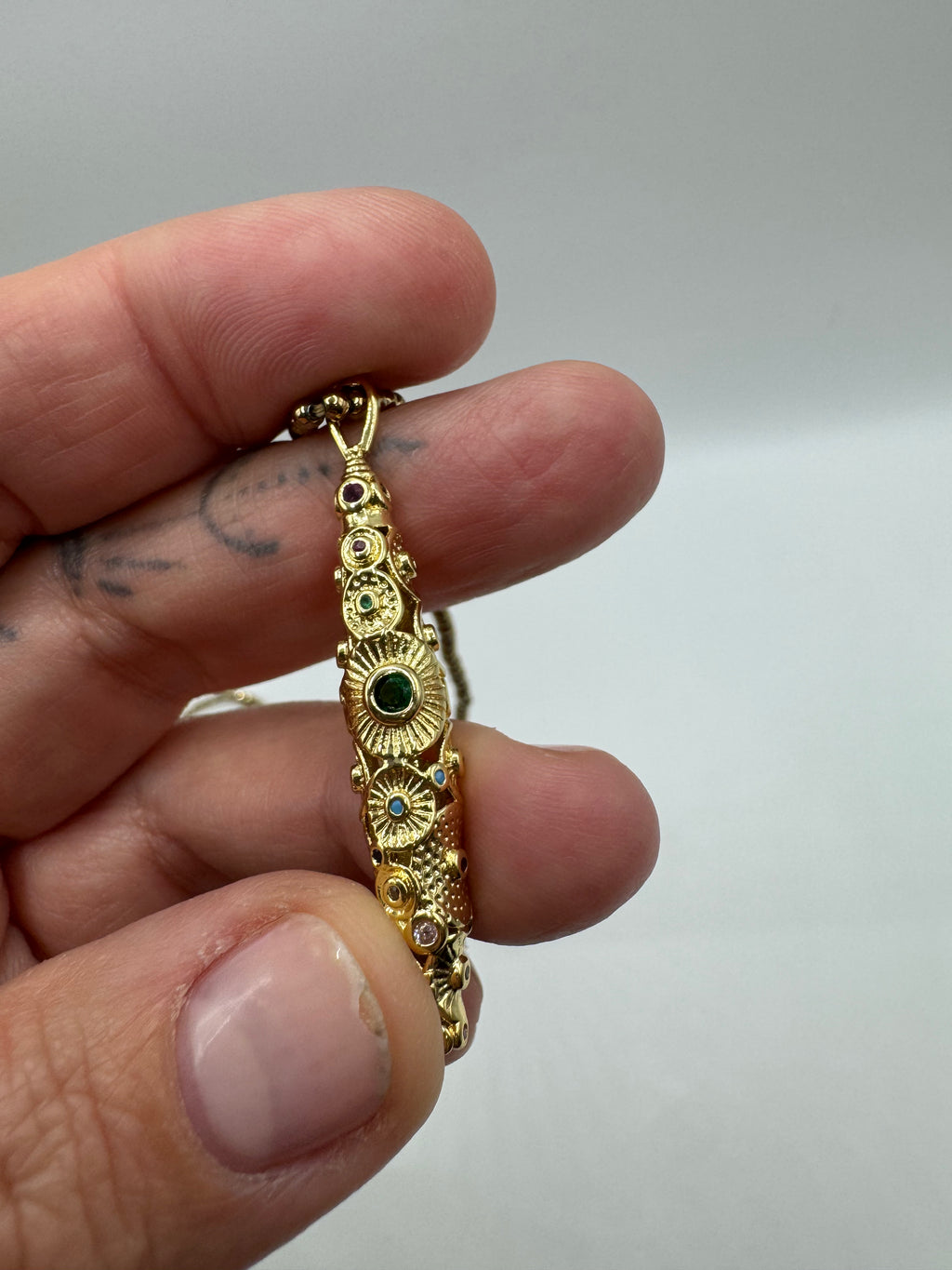 Gemstone Talisman Pendant Necklace