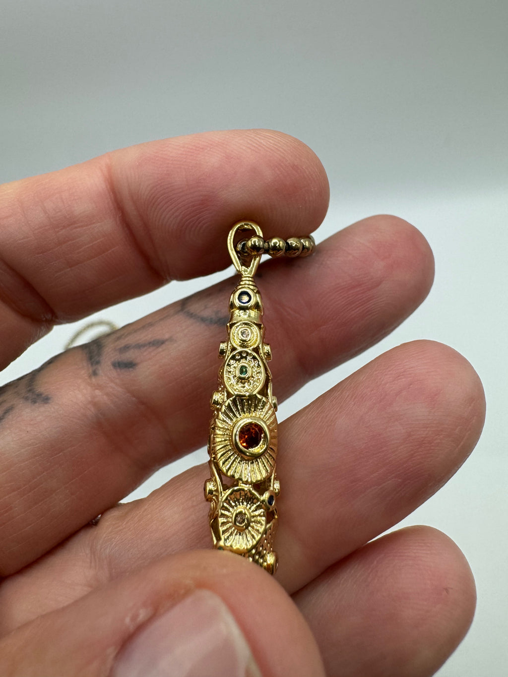 Gemstone Talisman Pendant Necklace