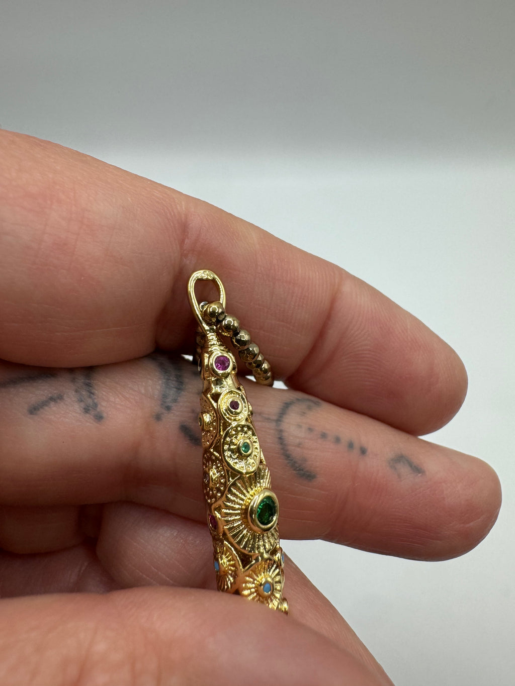 Gemstone Talisman Pendant Necklace