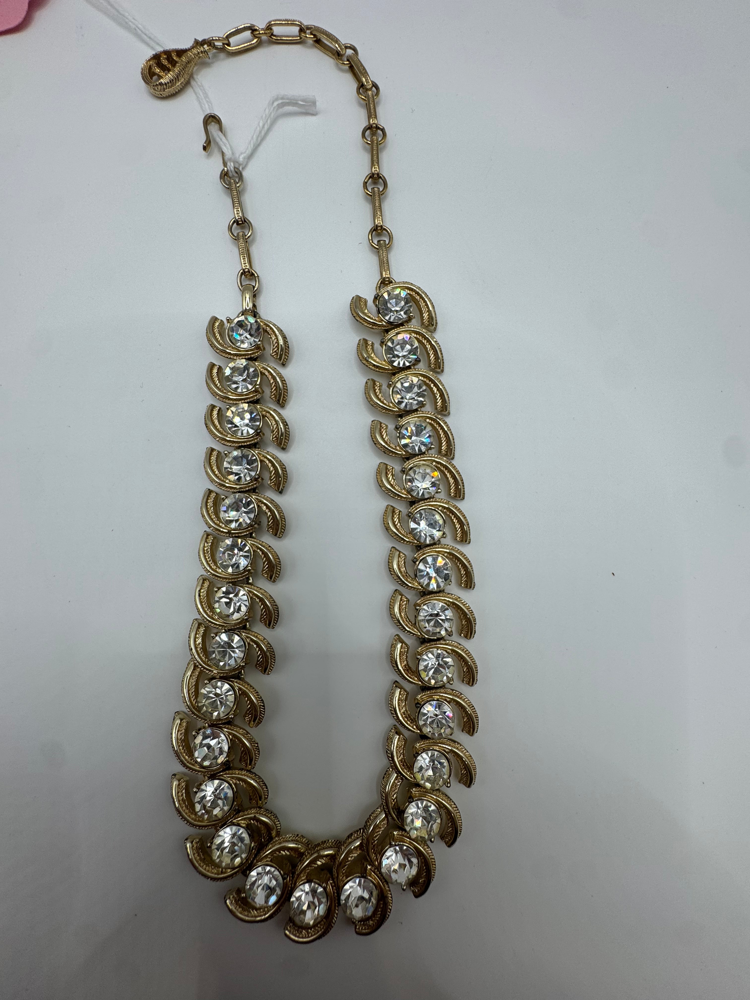Coro Crystal Collar — Vintage Statement