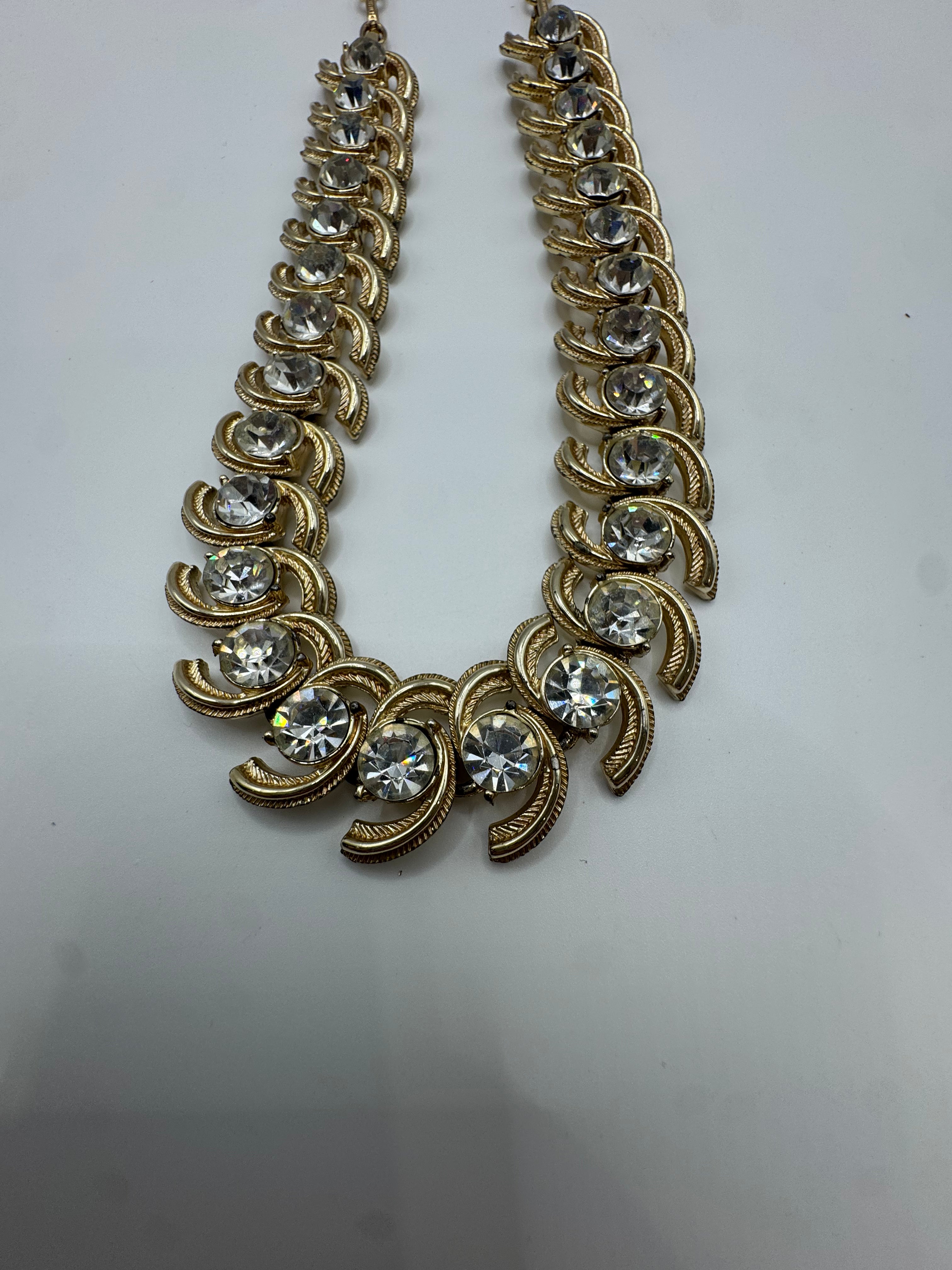 Coro Crystal Collar — Vintage Statement
