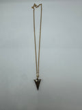 Cristina V. Pyrite Pendant Necklace