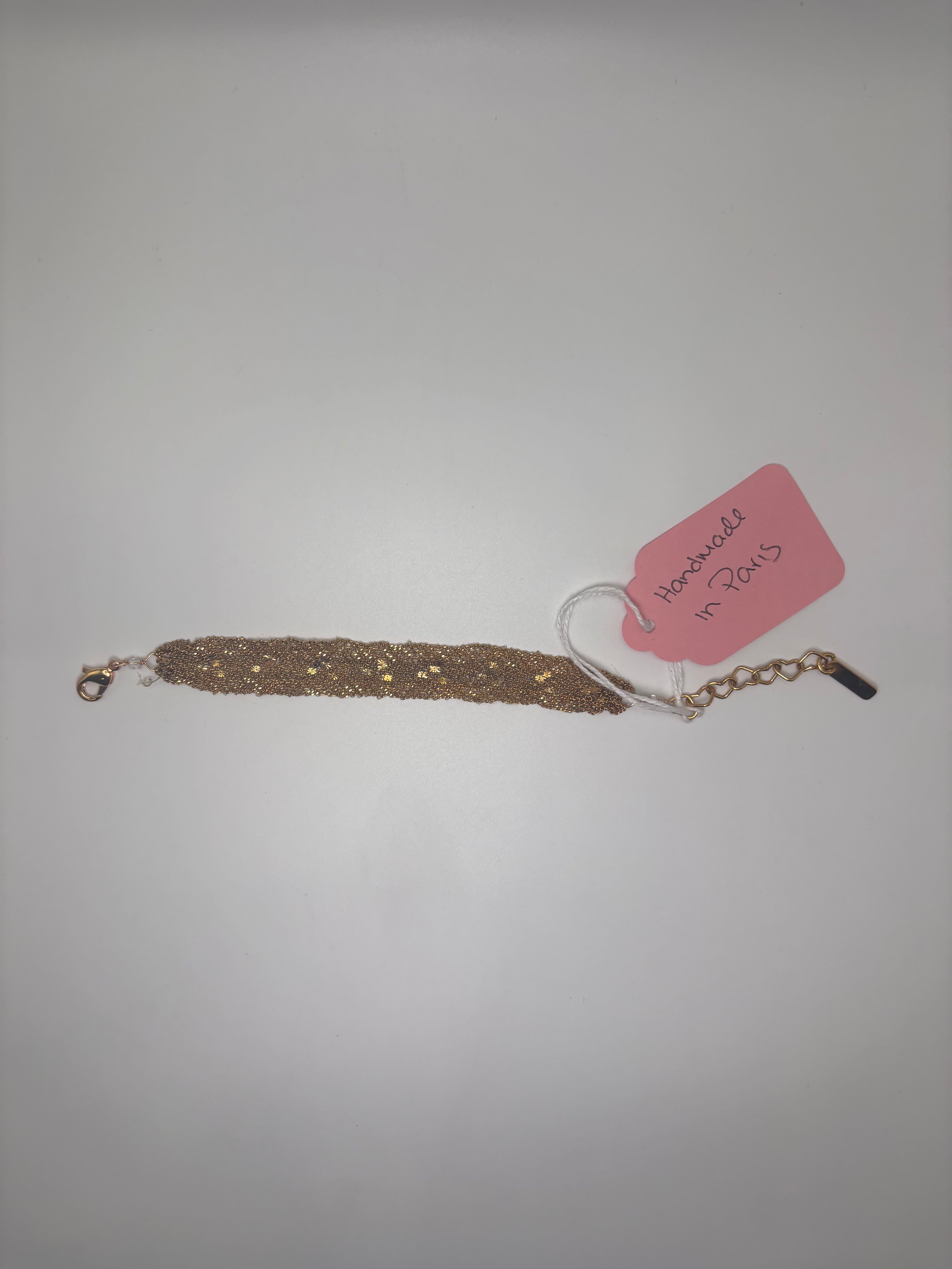 Handwoven Metal Bracelet — Handmade in Paris