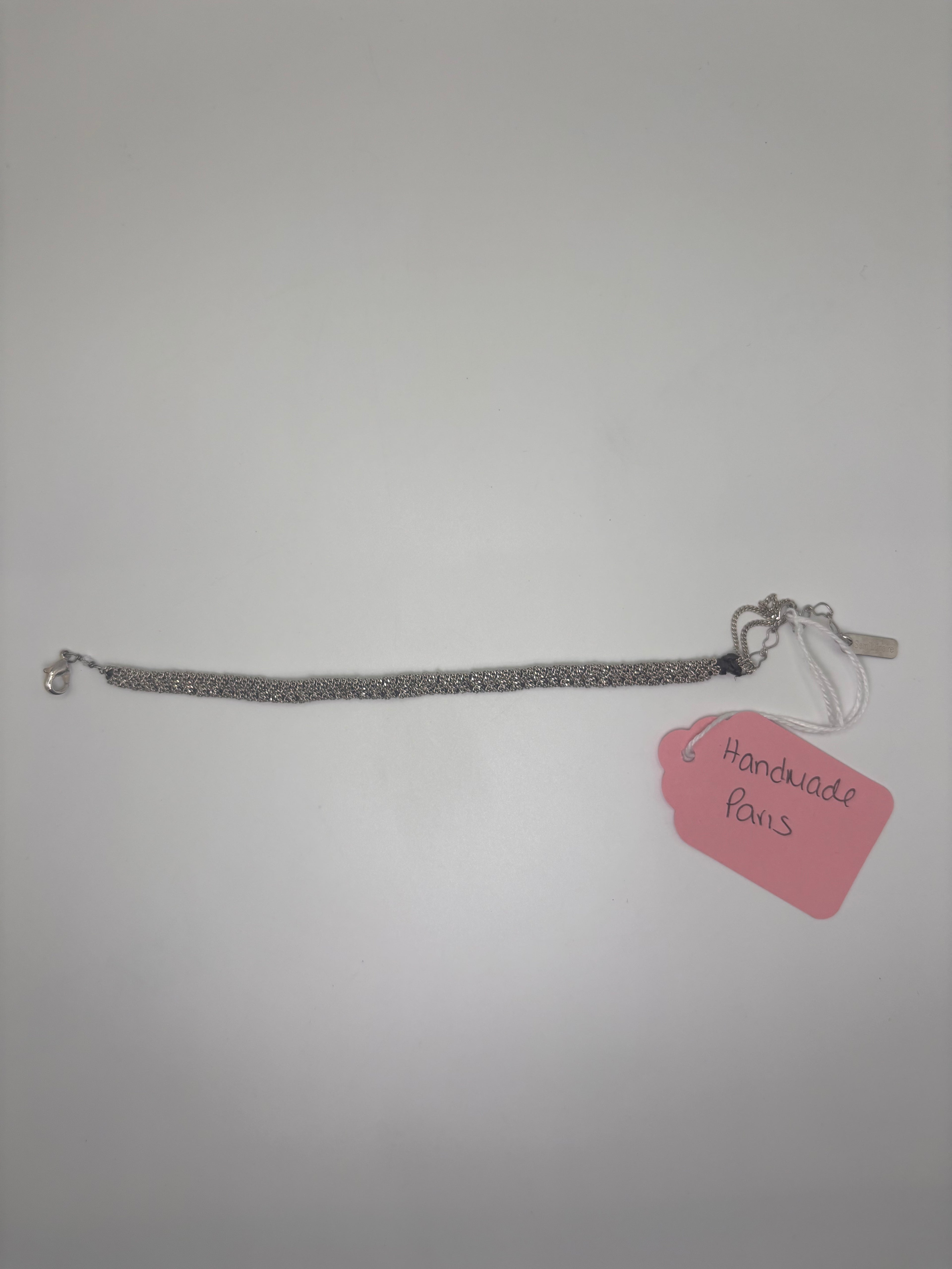 Handwoven Metal Bracelet — Handmade in Paris