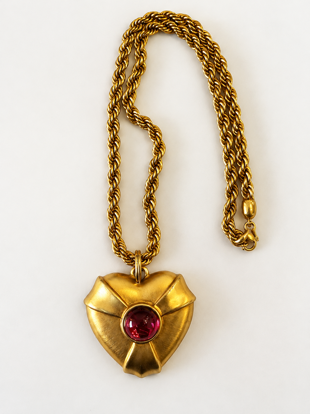 Dubin Heart Pendant Necklace - Vintage