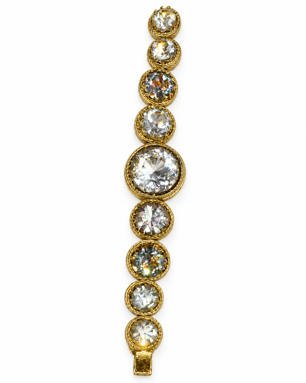 Vintage Crystal Statement Bracelet