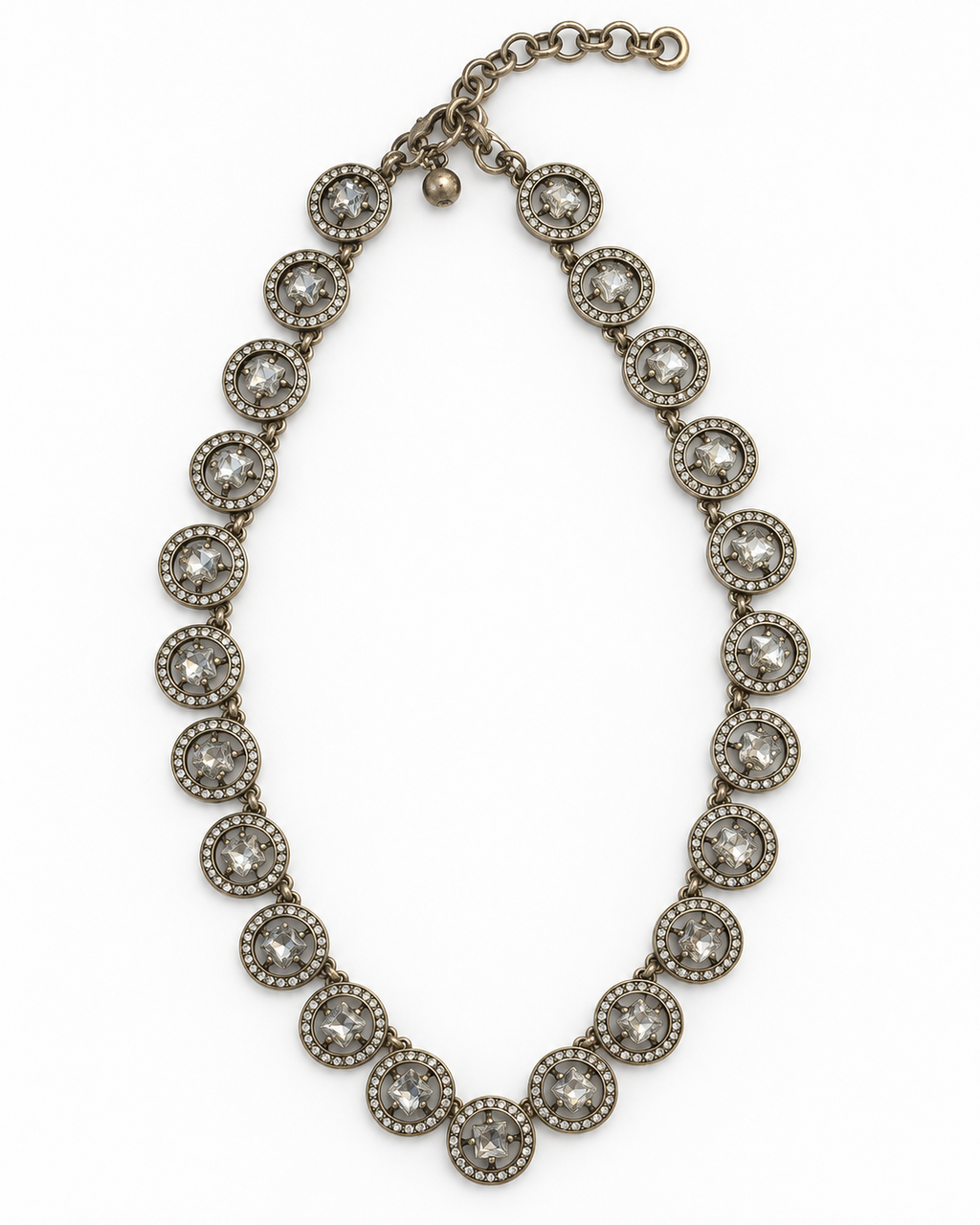 Vintage J.Crew Star Tennis Necklace