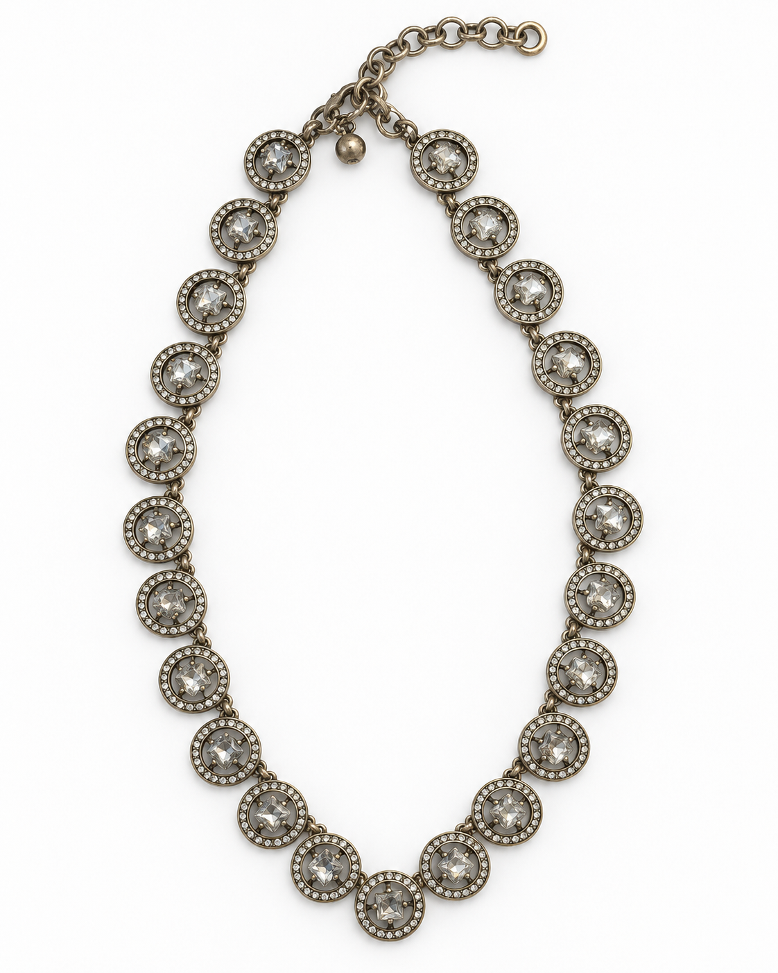 Vintage J.Crew Star Tennis Necklace