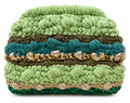 Handmade Greek Emerald Green Crochet Bag