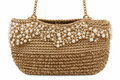 Handmade Greek Pearl Crochet Bag