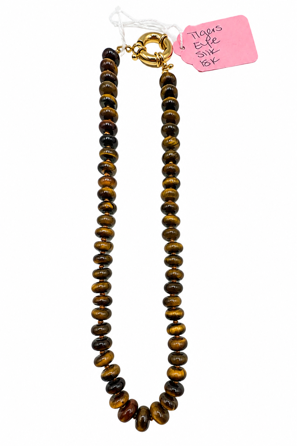 Cristina V. Tiger’s Eye Necklace