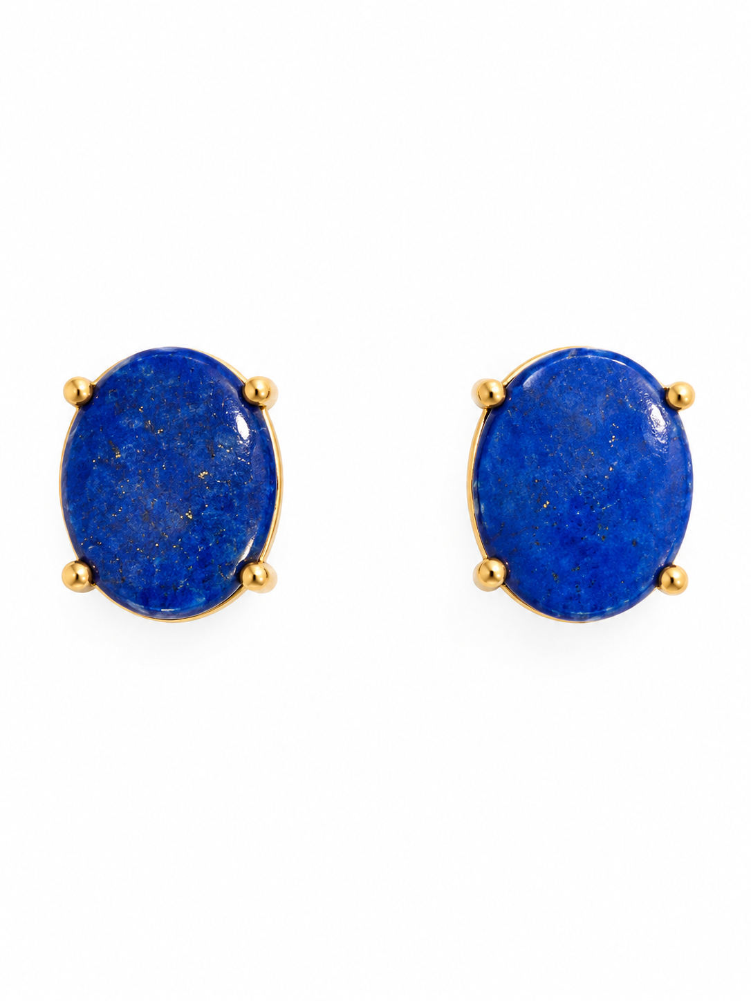 Cristina V. Lapis Stud Earrings