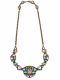 1950s Holly Craft Fruit Salad Necklace