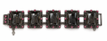 Sarah Coventry Midnight Magic Rhinestone Bracelet - Vintage