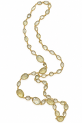 Natural Lemon Quartz Opera Necklace