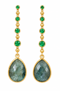 Aventurine Unicorn Earrings