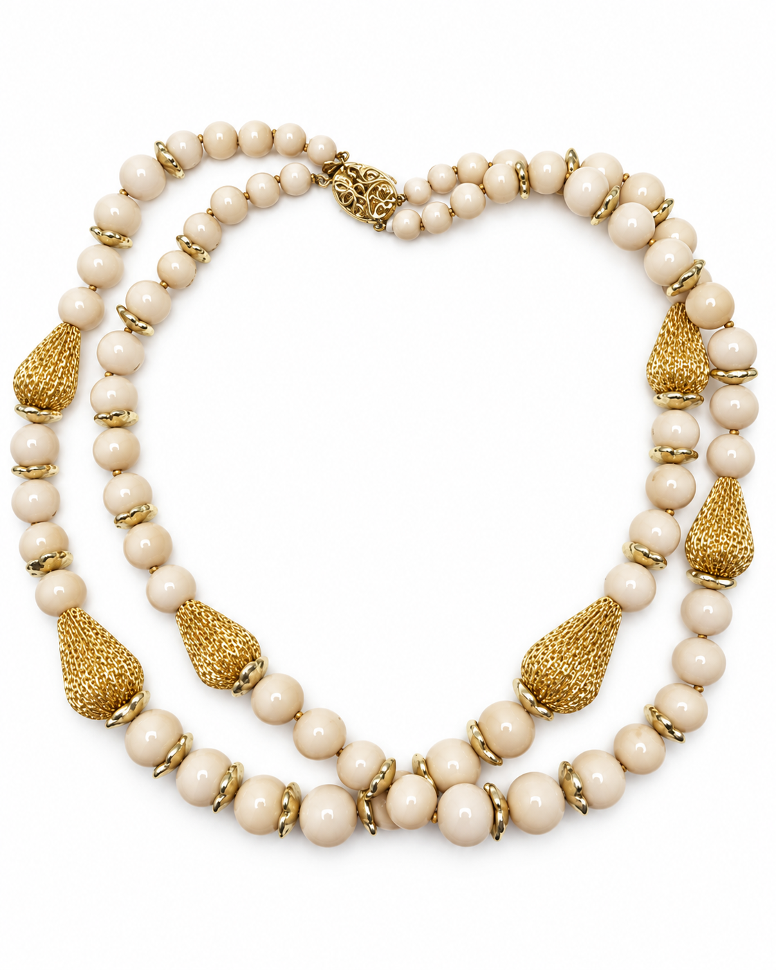 Signed Marvella Mid-Century Necklace - Vintage