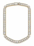 Cubic Zirconia Statement Tennis Necklace