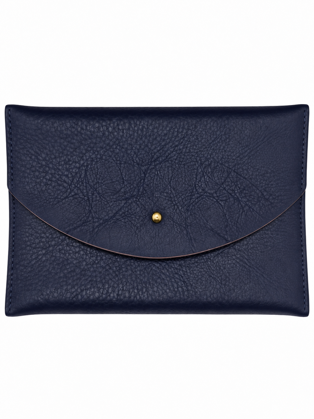 Grape Leather Envelope Clutch