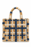 Silk & Velvet Plaid Mini Tote