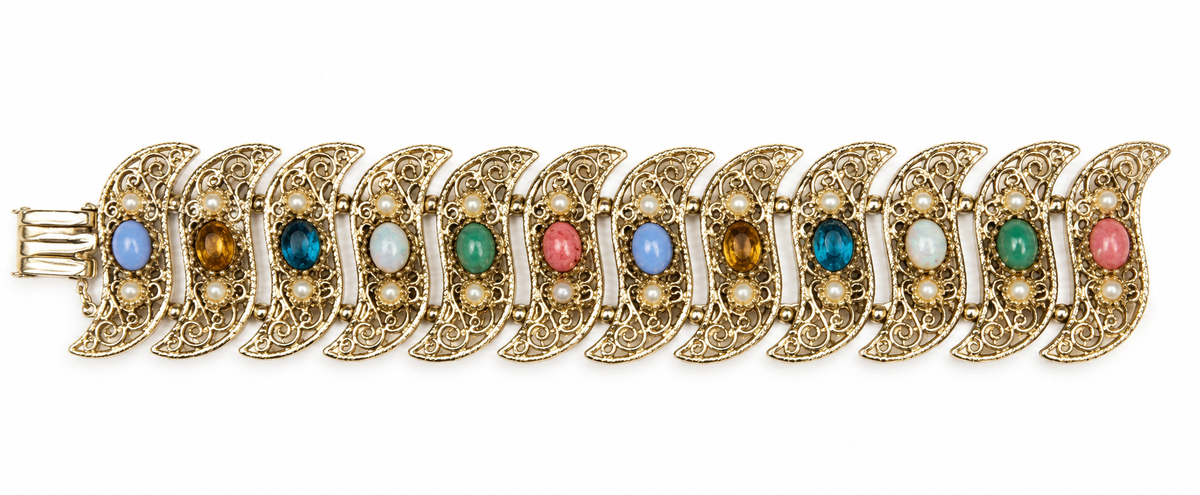 1950s Multi Color Bracelet - Vintage