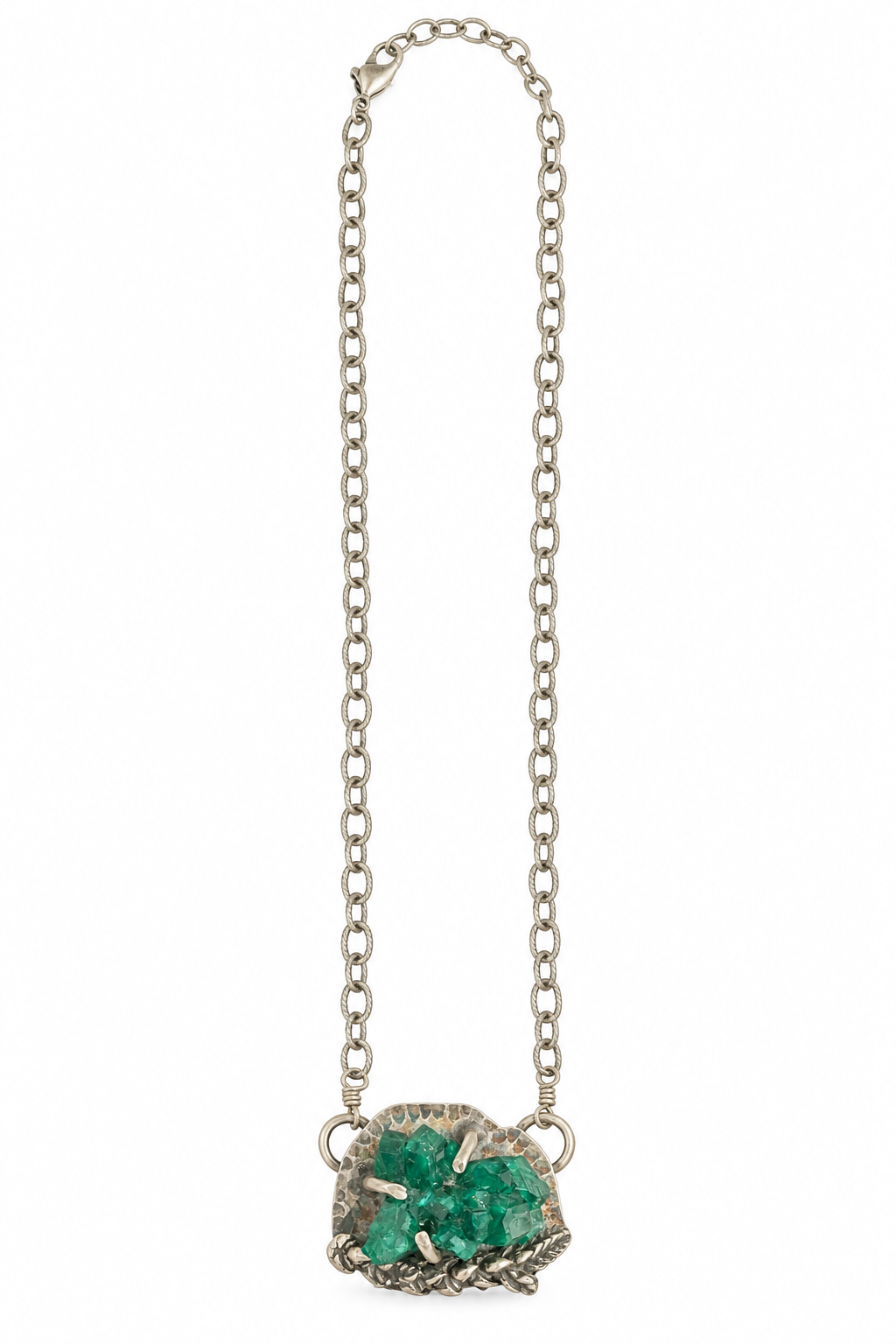Kate Sydney One-of-a-Kind Dioptase Druzy Necklace