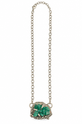 Kate Sydney One-of-a-Kind Dioptase Druzy Necklace