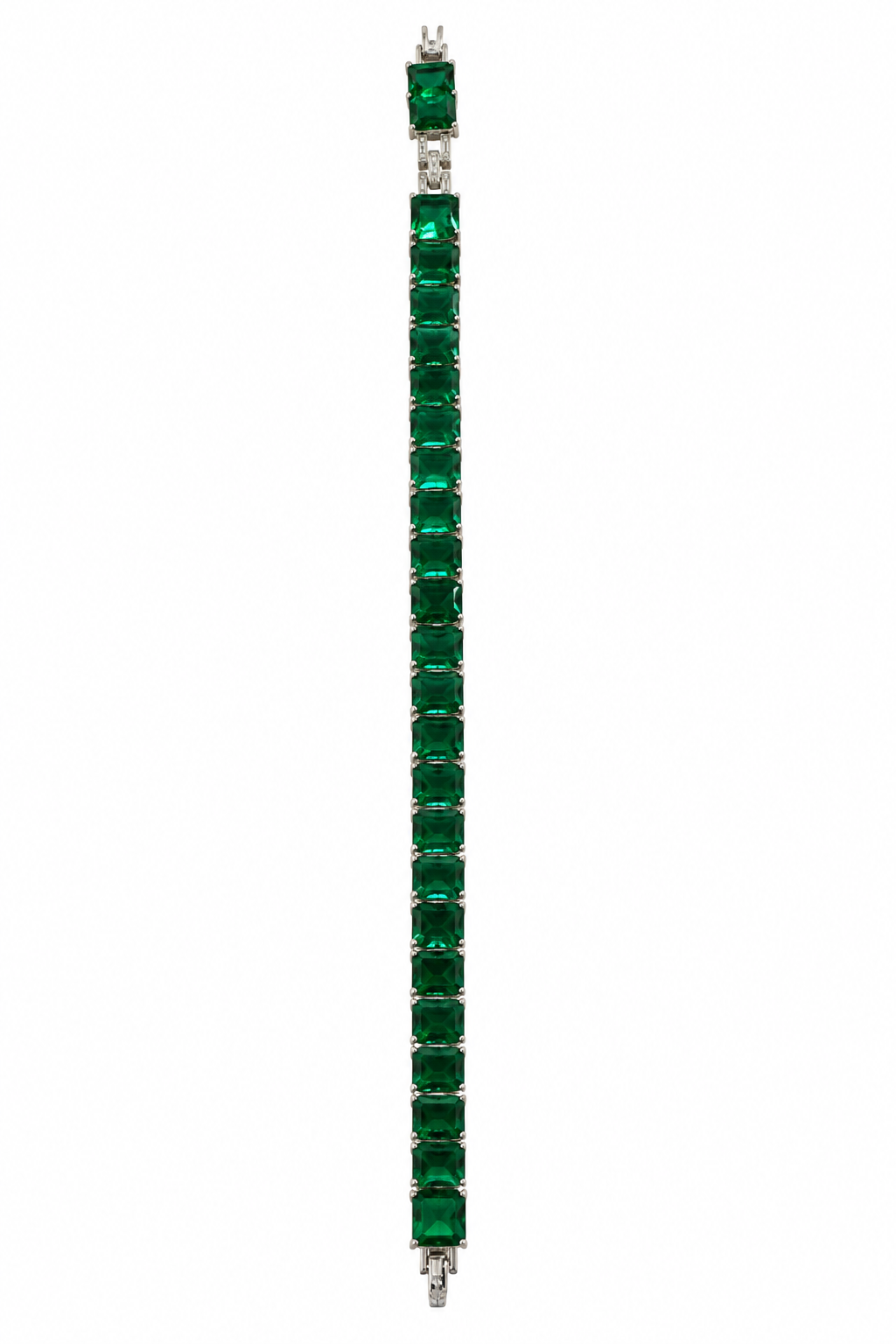 Emerald Green CZ Tennis Bracelet