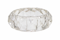 Clear Faceted Lucite Bangle - Vintage