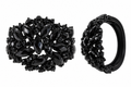 Black Marquise Rhinestone Statement Cuff - Vintage