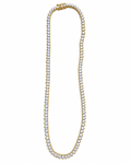 Gold-Filled Cubic Zirconia Tennis Necklace