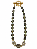 Cristina V. Smoky Quartz & Silk Cord Necklace