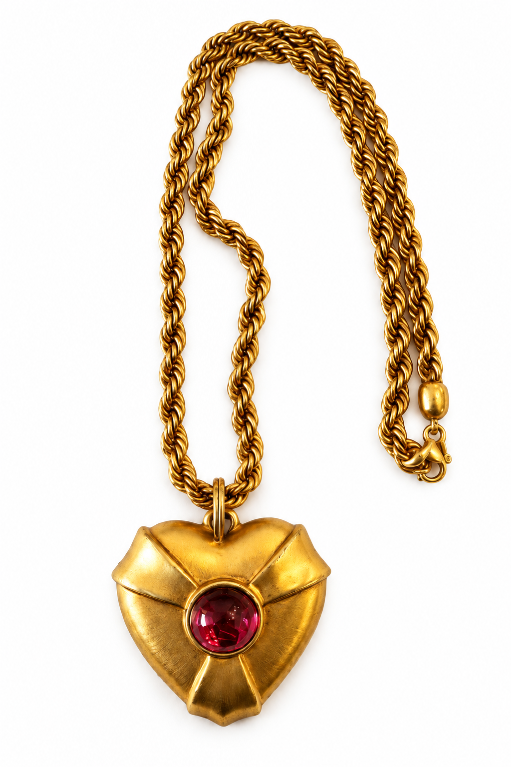 Dubin Heart Pendant Necklace - Vintage