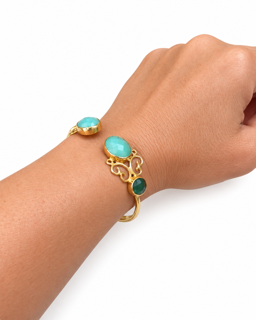 Tonia Makri Chrysoprase & Green Onyx Bracelet
