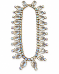 Aurora Borealis Rhinestone Statement Necklace - Vintage