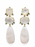 Blue Moon Ivory Drop Earrings