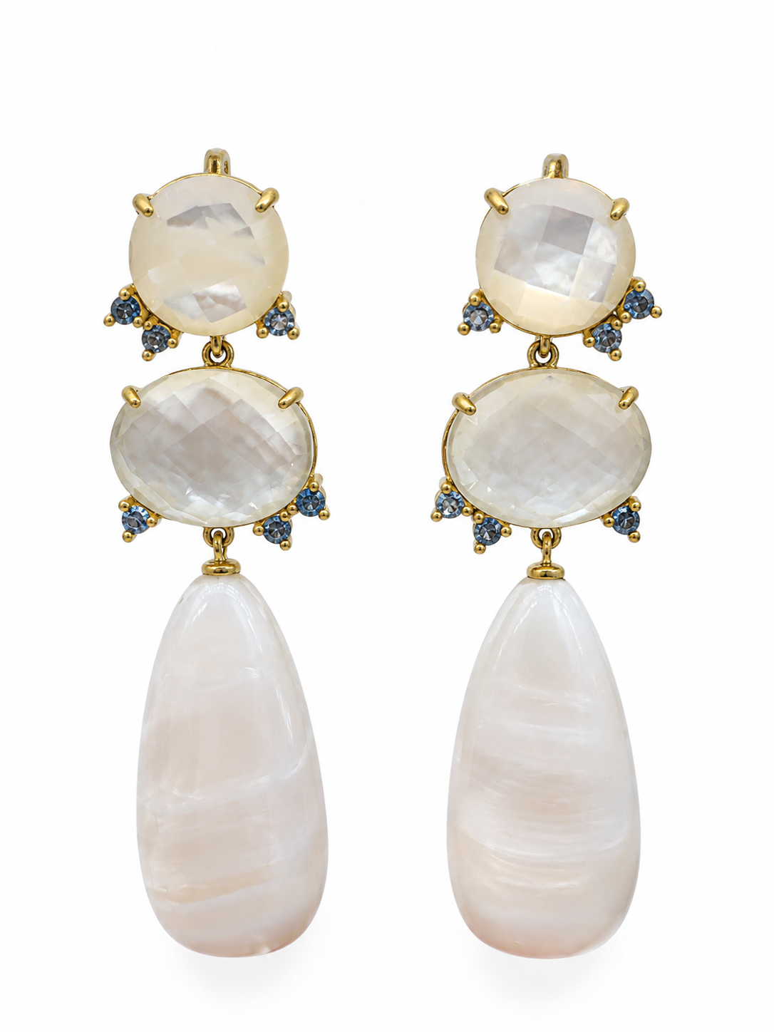 Blue Moon Ivory Drop Earrings
