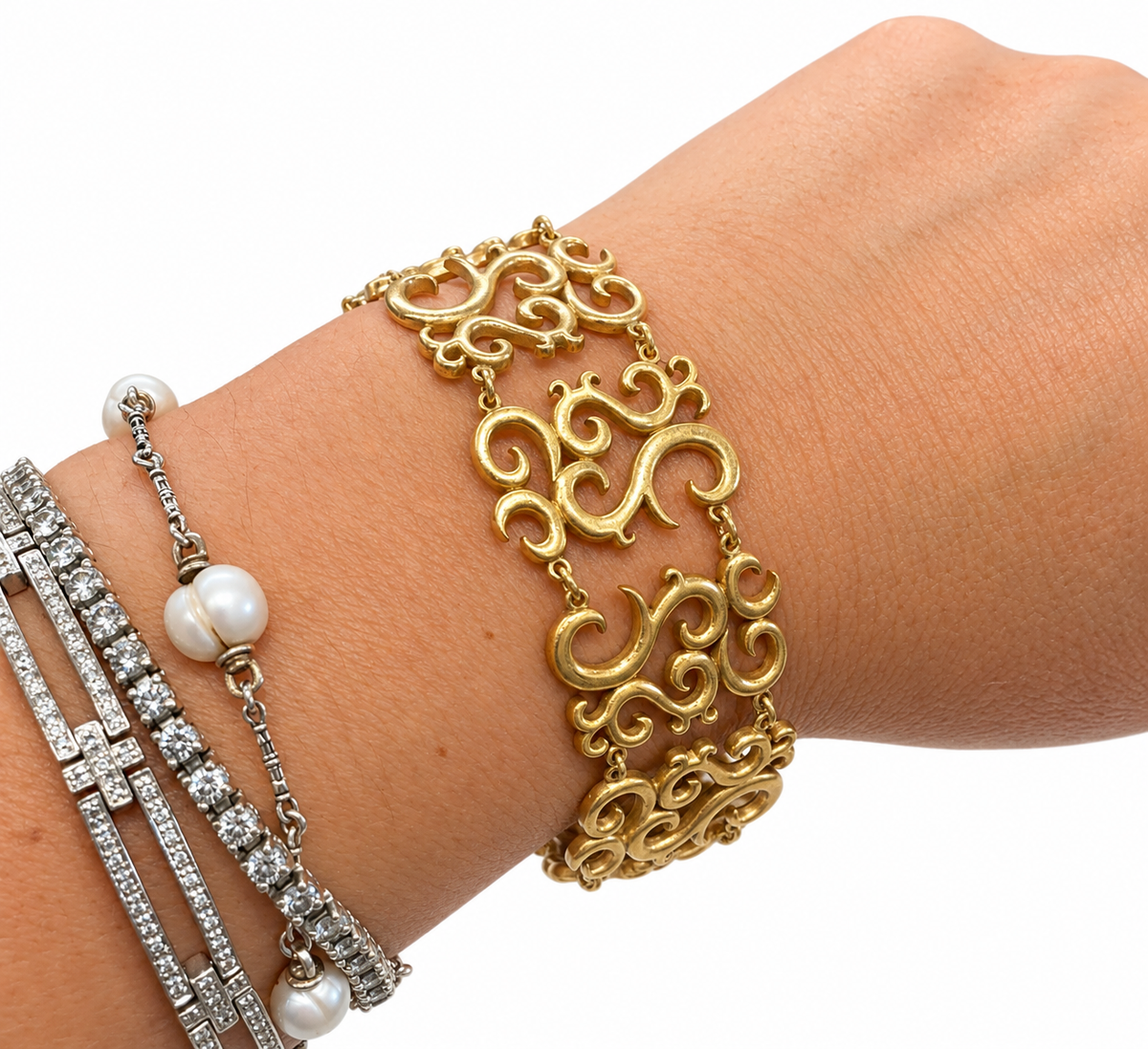 Greek Scroll Bracelet