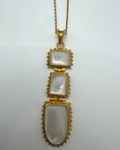 Mother Of Pearl Gold-Plated Necklace