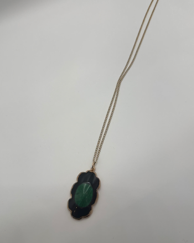 Cristina V. Malachi and Onyx with Goldfield Chain