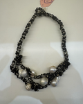 Pearl Cord Choker Necklace