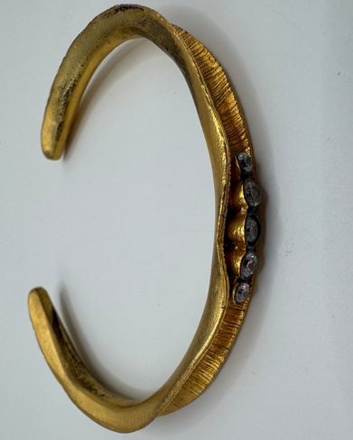 Gold Plating over Bronze Bracelet