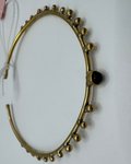 Onyx and Brass Cuff